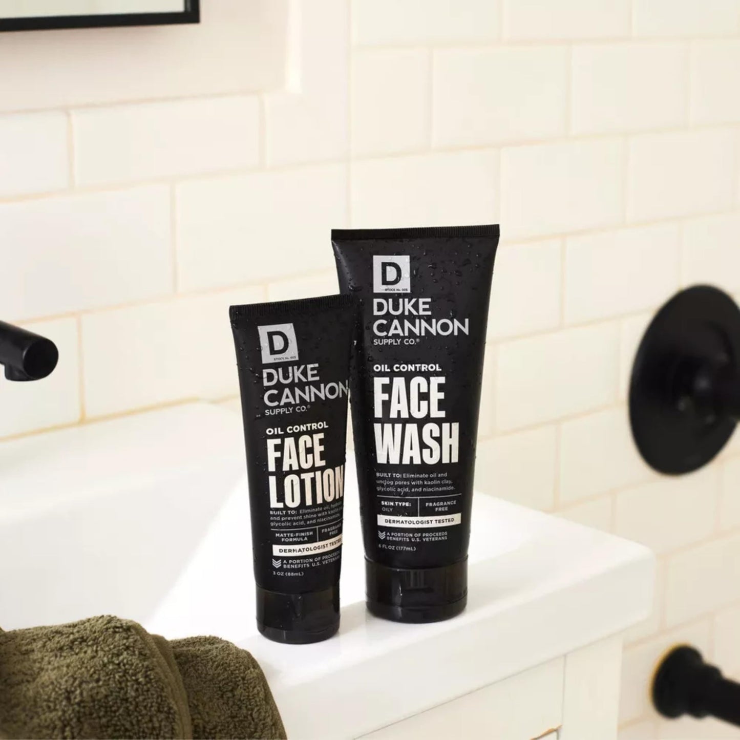 Duke Cannon Oil Control Face Wash Coil Miner, Fragrance free - 6 ounce