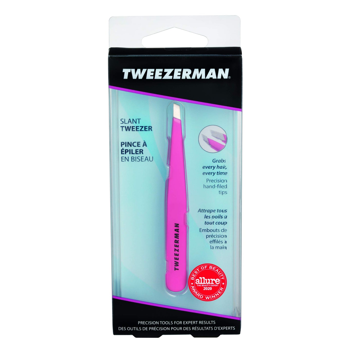 Tweezerman Slant Tweezer (Assorted Colors) Beauty and Personal Care Tweezerman