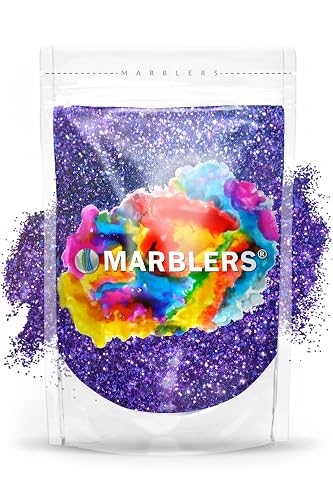 MARBLERS Twinkle Glitter [Pansy Purple] 3oz (85g) | Fine | Non-Toxic, Vegan, Cruelty-Free | Face, Body, Eyeshadow, Hair, Festival, Party Makeup | Nail