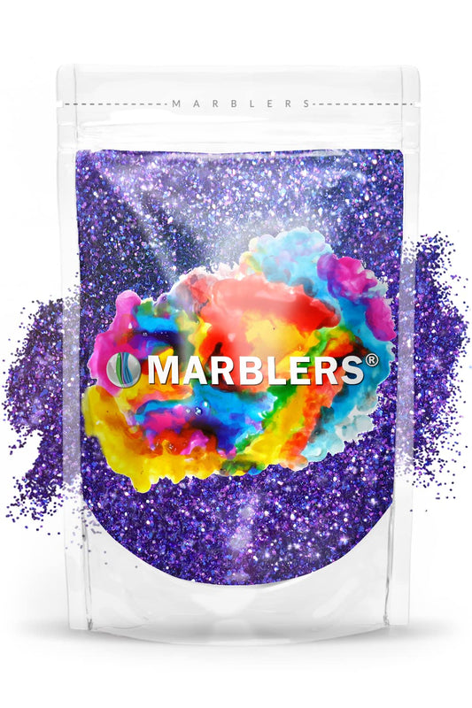 MARBLERS Twinkle Glitter [Pansy Purple] 3oz (85g) | Fine | Non-Toxic, Vegan, Cruelty-Free | Face, Body, Eyeshadow, Hair, Festival, Party Makeup | Nail