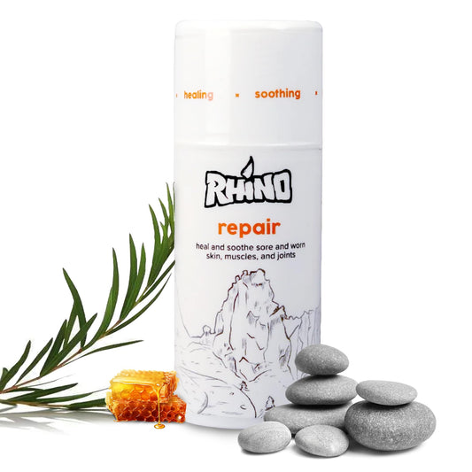 Rhino Skin Solutions Repair Cream Made for Your Adventure, Hand Repair Cream for Dry Cracked Hands, Non Greasy Hand Lotion with Honey and Tea Tree Beauty & Personal Care Rhino Skin Solutions