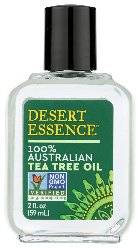 Desert Essence 100% Australian Tea Tree Oil Therapeutic Grade Essential Oil - Skin Cleansing, Clarifying, Soothing - Refreshing Air - Skin Care, Hair