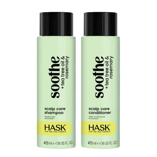 HASK Shampoo + Conditioner Set | Color Safe, Sulfate-Free, Paraben-Free, Gluten-Free, Cruelty-Free | 16oz each, 2 Pack Beauty & Personal Care HASK
