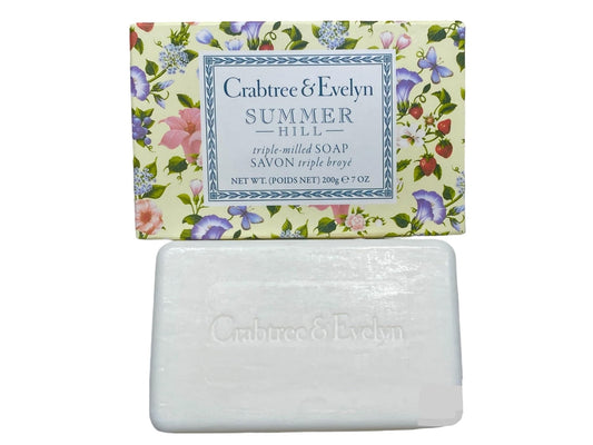 Crabtree & Evelyn Summer Hill Triple Milled Soap Bar 7 oz Beauty & Personal Care Crabtree & Evelyn
