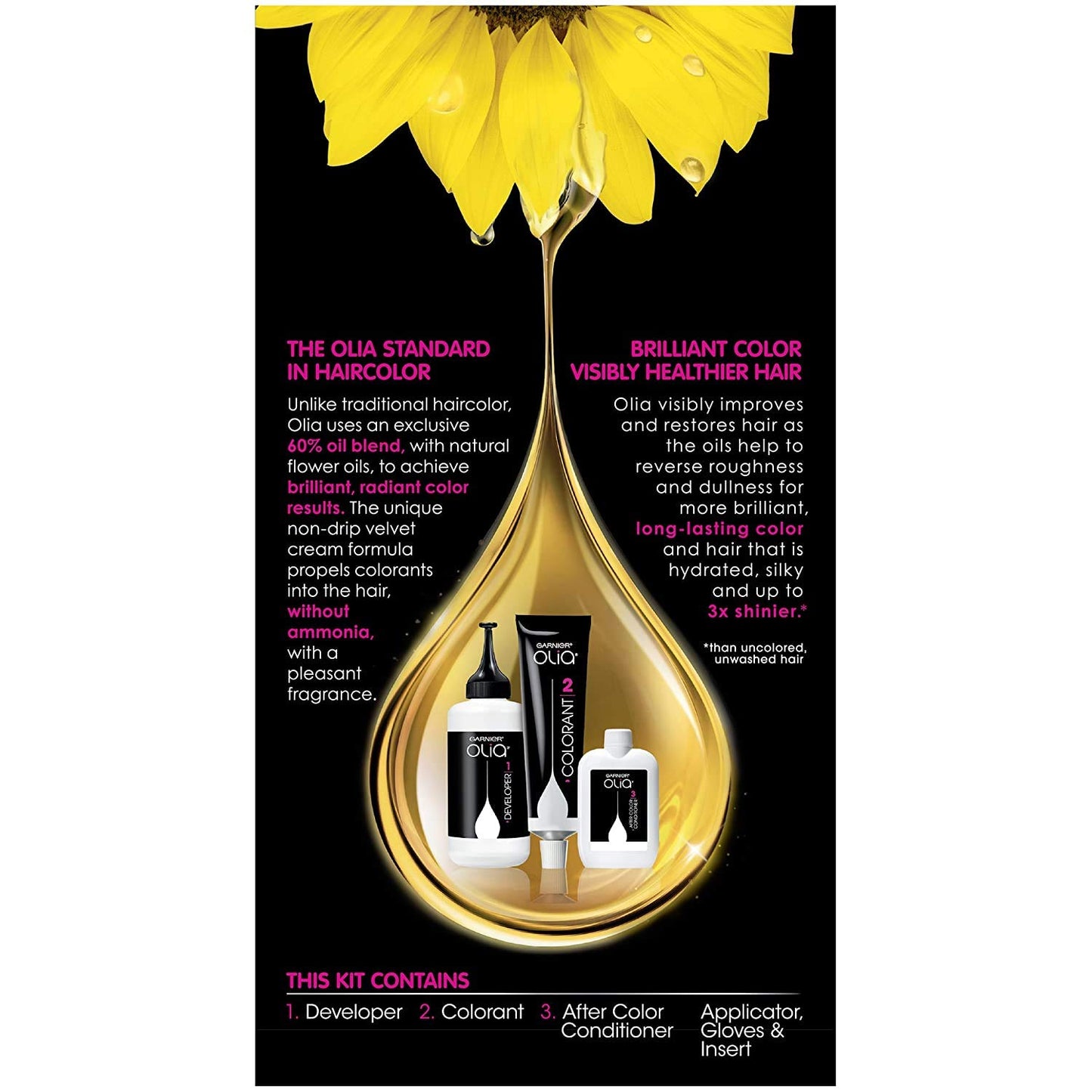 Garnier Olia Ammonia Free Hair Color [8.0] Medium Blonde 1 Each (Pack of 2)