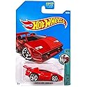 Hot Wheels 2017 Tooned Lamborghini Countach 152/365, Red, 1:64 Scale Die-Cast Car, Kid, Unisex, Children, Teens, Adults