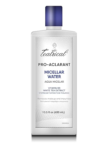 TEATRICAL Pro-Aclarant Micellar Water Cleanser & Makeup Remover, 13.5 Ounce