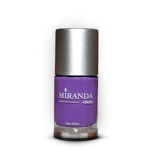 Miranda Beauty: Superfood-Infused Vegan Nail Polish for Healthy, Beautiful Nails, 21-free, Biotin-infused, Cruelty Free - IRIS - 0.40 fl oz Beauty & Personal Care Miranda