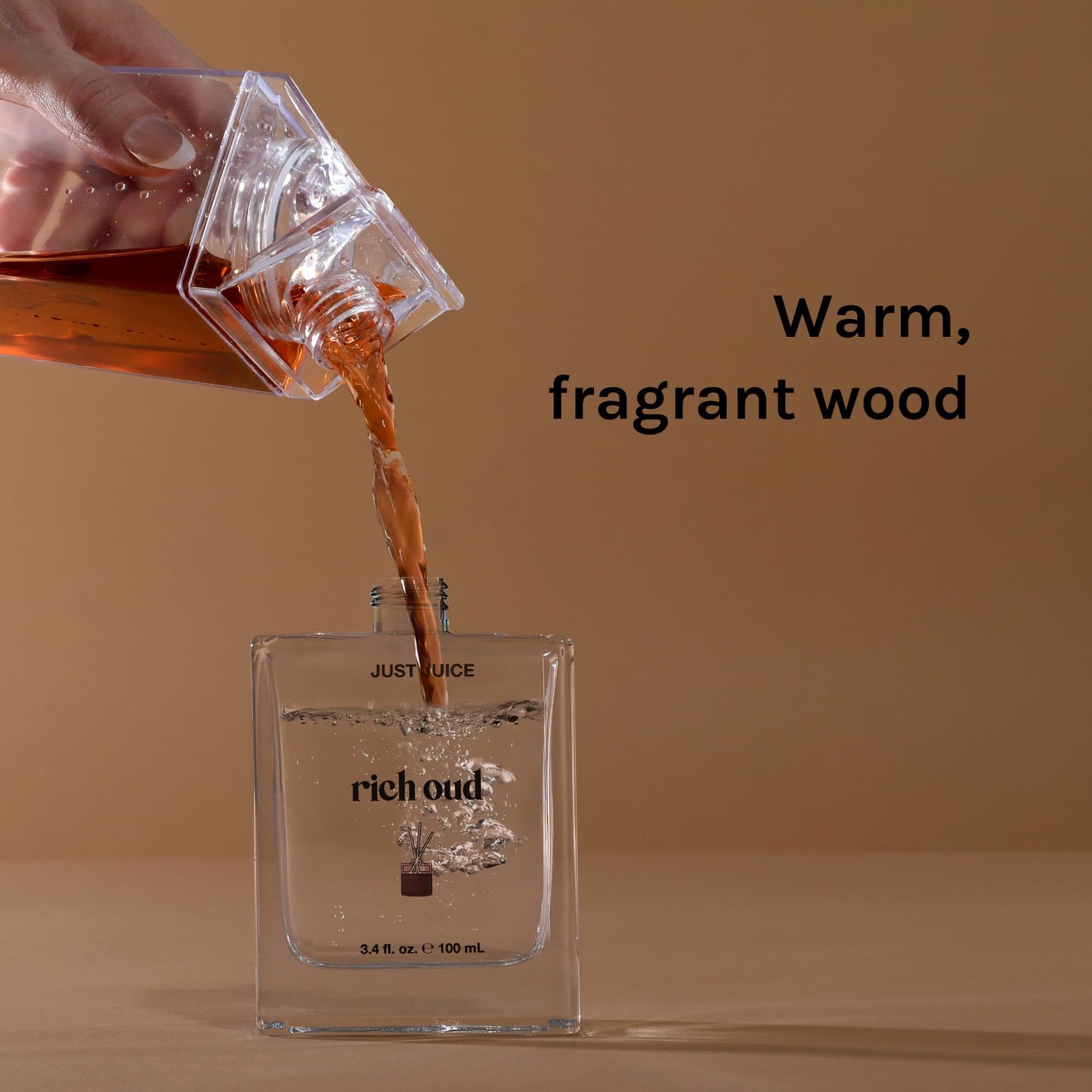 Just Juice Rich Oud - Oud Perfume for Women and Men - Bergamot, Saffron, and Amber Perfume - Rich and Woody Scent - 3.4 oz Beauty & Personal Care Just Juice