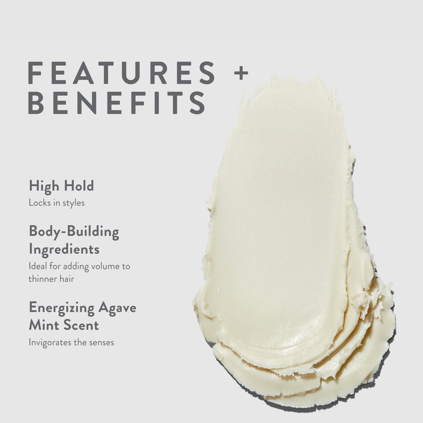 MITCH by Paul Mitchell Dry Paste Texture Clay for Men, High Hold, Ultra-Matte Finish, For All Hair Types, 3 oz