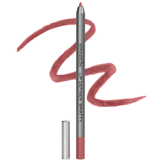 Mirabella - Line and Define Lip Definer, Smoothing & Moisturizing Retractable Lip Pencil with Sharpener, Helps Lipstick Stay Put, Long-Lasting Creamy