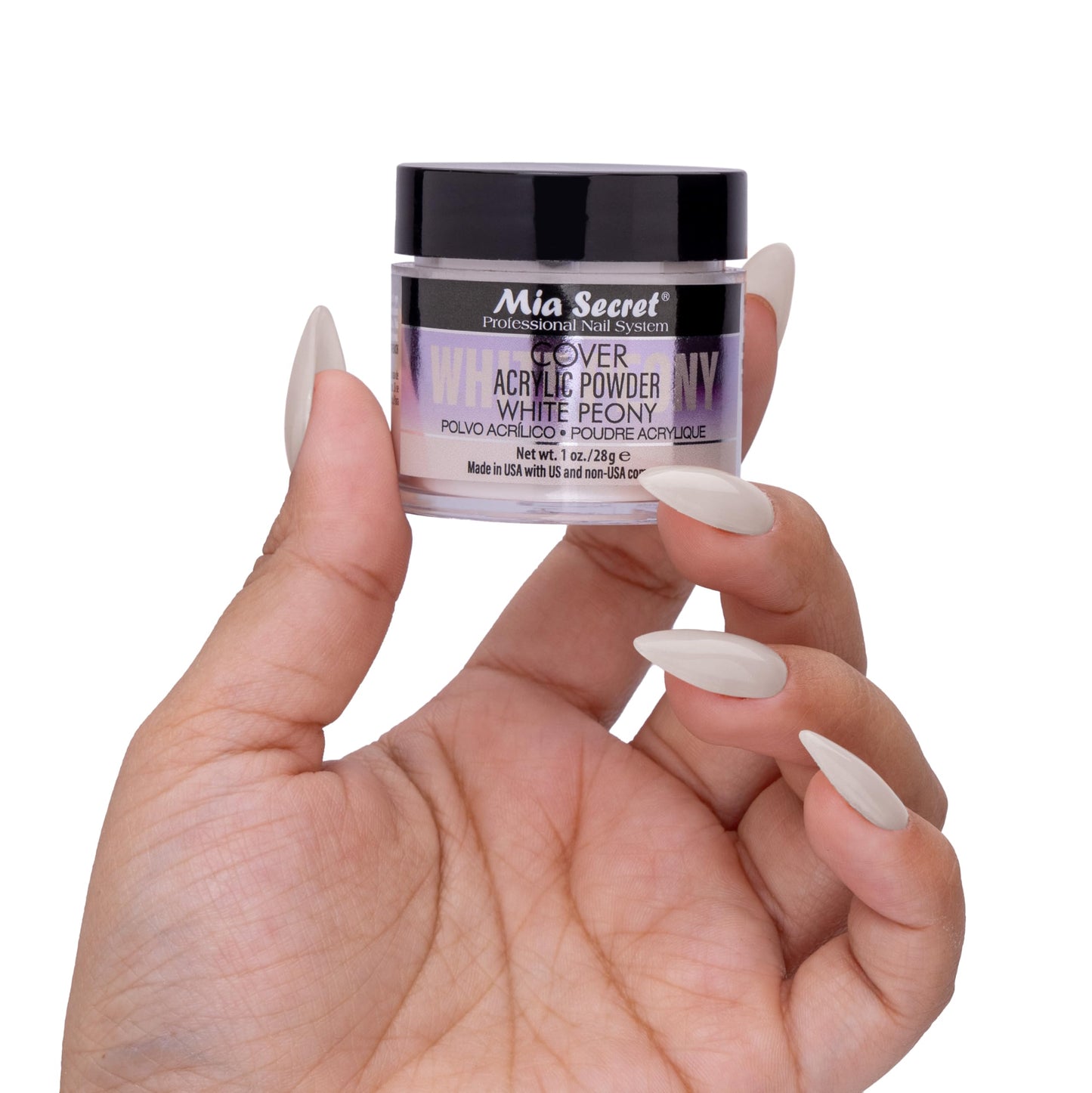 Cover White Peony Acrylic Powder Mia Secret (1 oz.) Beauty & Personal Care Mia Secret
