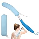Leetye Mei Long Handled Shower Brush, Non-Slip Long Handle Bath Brush, Back Body Brush Gentle Exfoliating and Lather Well Deep Cleansing Long-Lasting