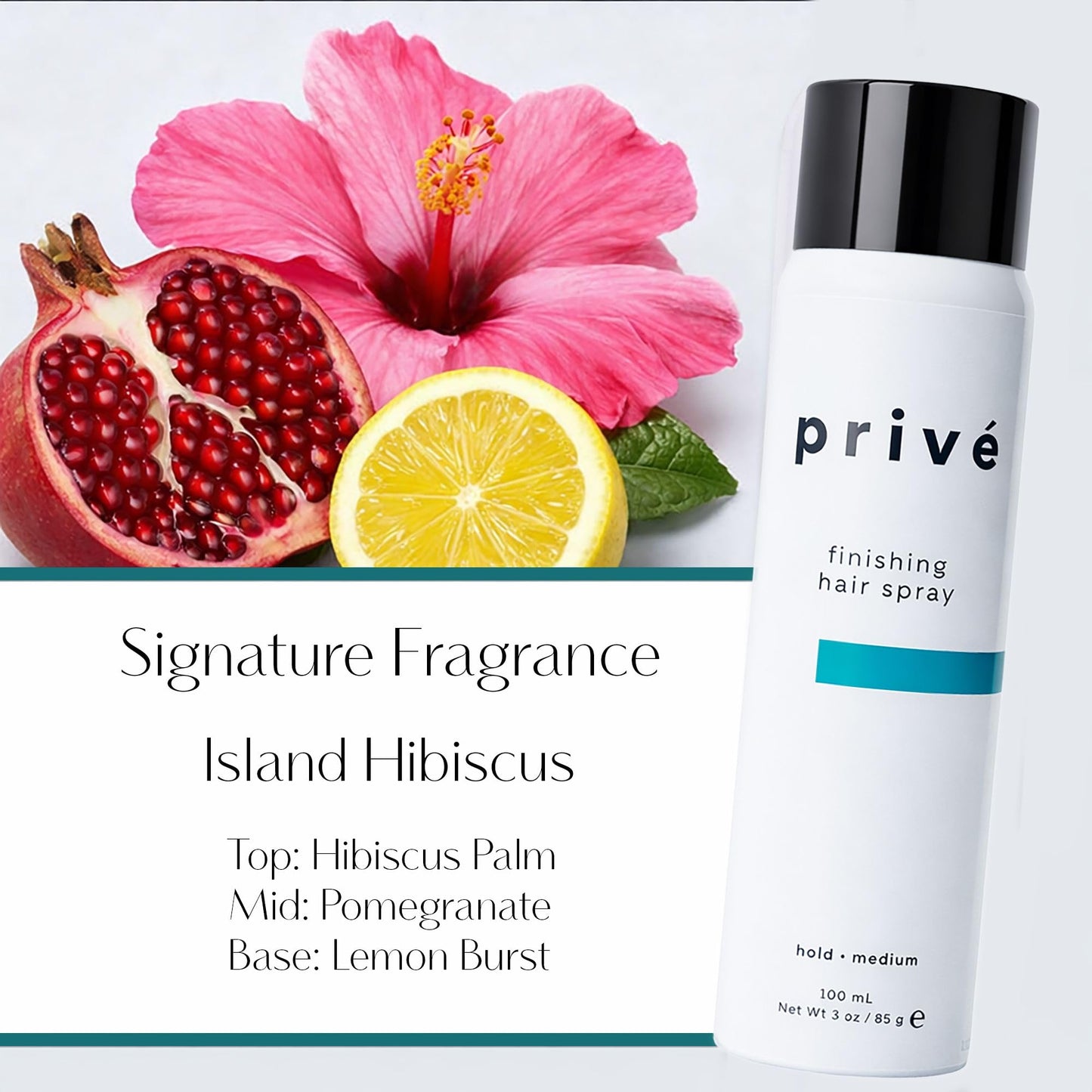 Privé Finishing Hair Spray Medium Hold - Volumizing Spray for Total Control - Perfect for Root Lift and Frizz Control