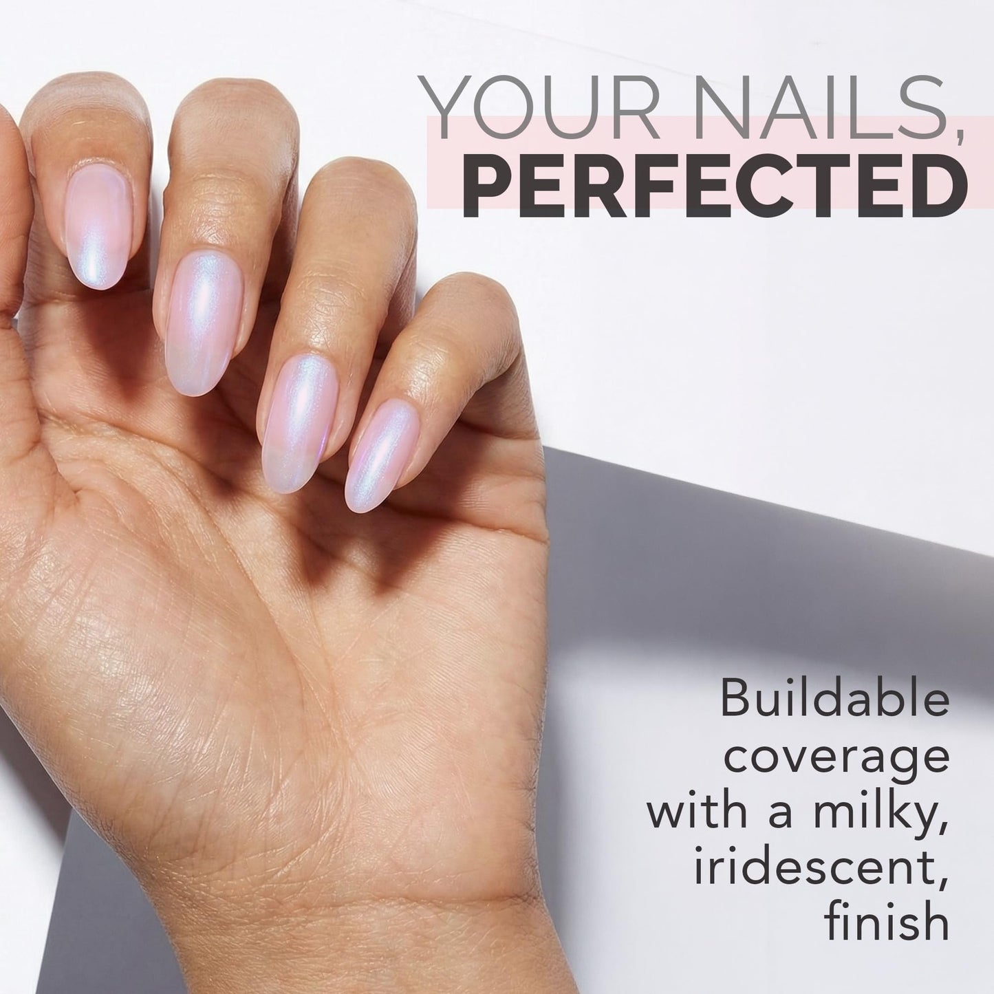 Perfect Formula Perfection Gel Coat - Illuminating Nail Concealer, Brightening Milky Pink Nail Strengthener & Glossy Keratin Treatment, Fills Ridges Beauty and Personal Care Perfect Formula