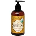 US Organic Jojoba Oil, USDA Certified Organic,100% Pure & Natural, Cold Pressed Virgin, Unrefined, Haxane Free, Sourced from Middle East directly