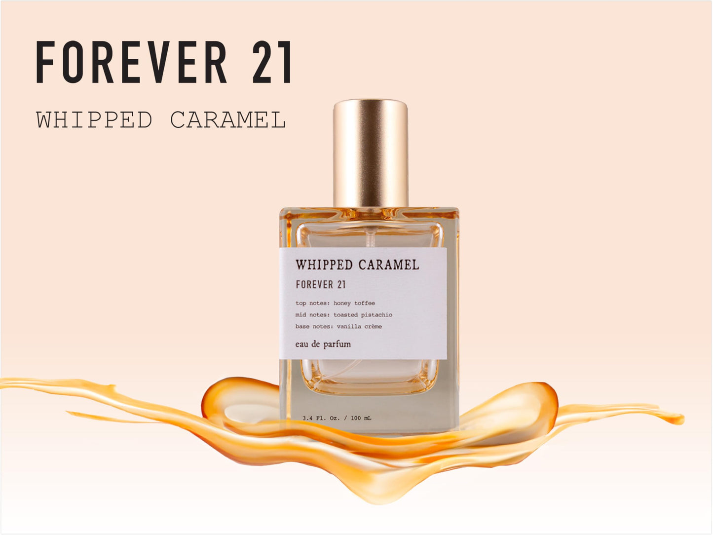 Whipped Caramel Eau de Parfum, 3.4 fl. oz., by Forever 21