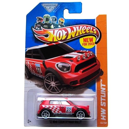 2013 Hot Wheels International F Case 12 Mini Countryman Rally Red 93/250