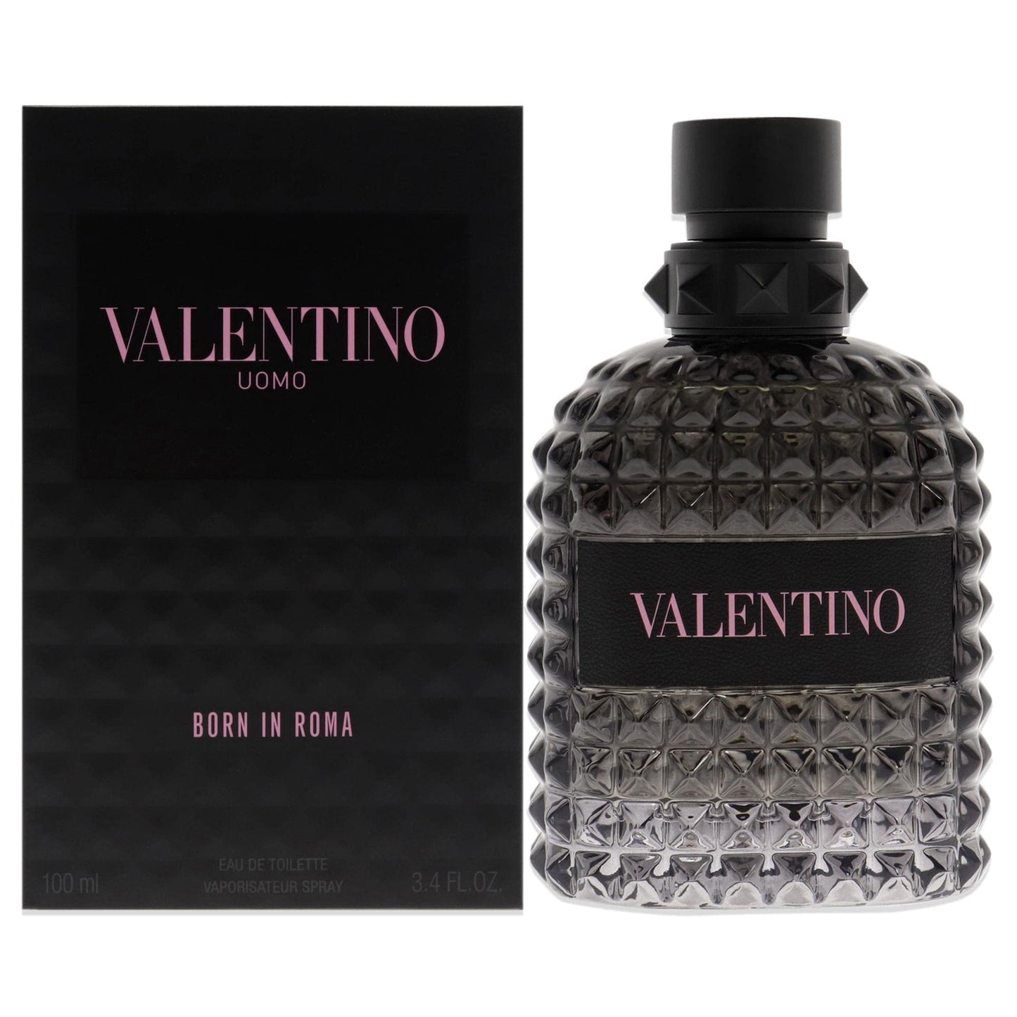 Valentino Uomo Born In Roma for Men 3.4 oz Eau de Toilette Spray Beauty and Personal Care Valentino