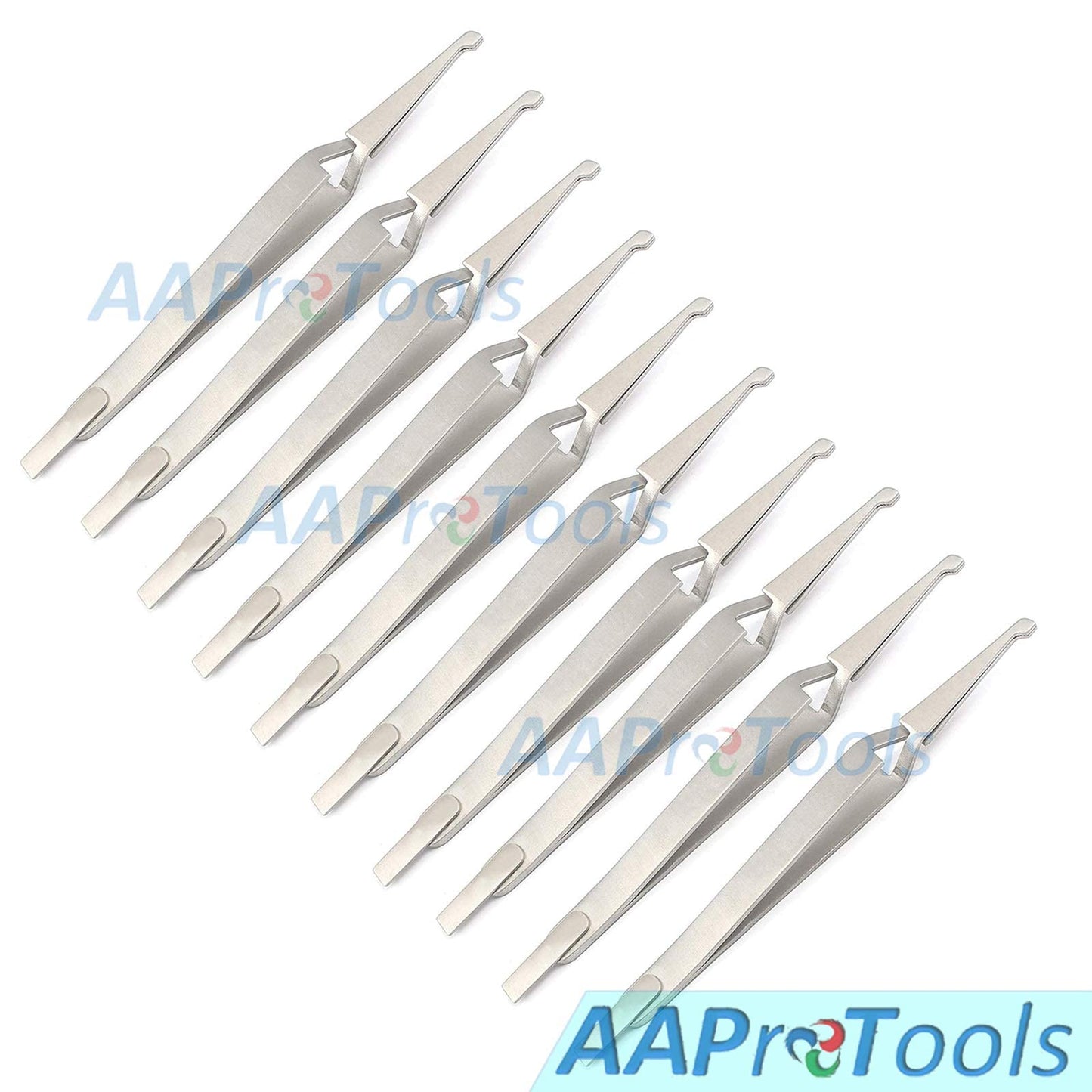 AAProTools 10 PCS Orthodontic Bracket Placer Self Holder Tweezers Reverse Action Tweezers (Long) Beauty and Personal Care AAProTools