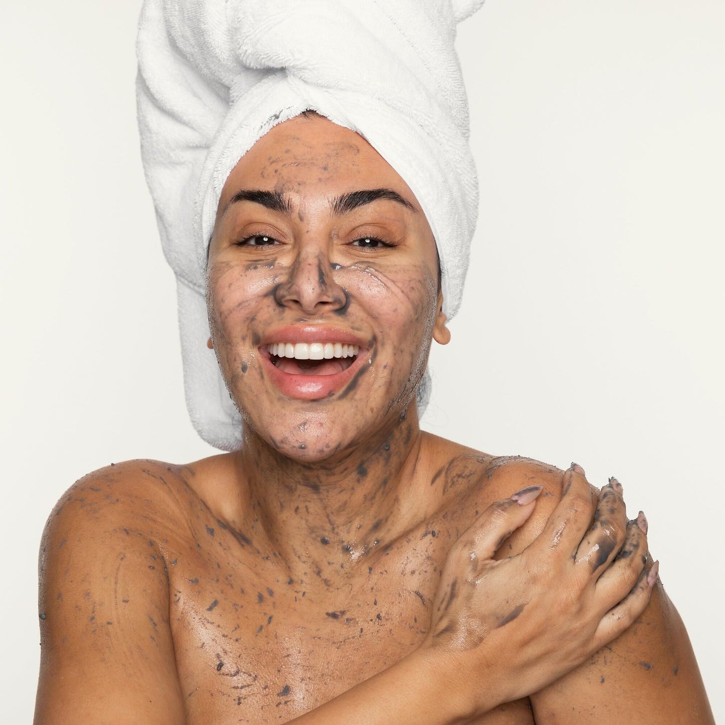 Wishful Yo Detox Charcoal Face & Body Enzyme Scrub 3.38 oz/ 100 mL