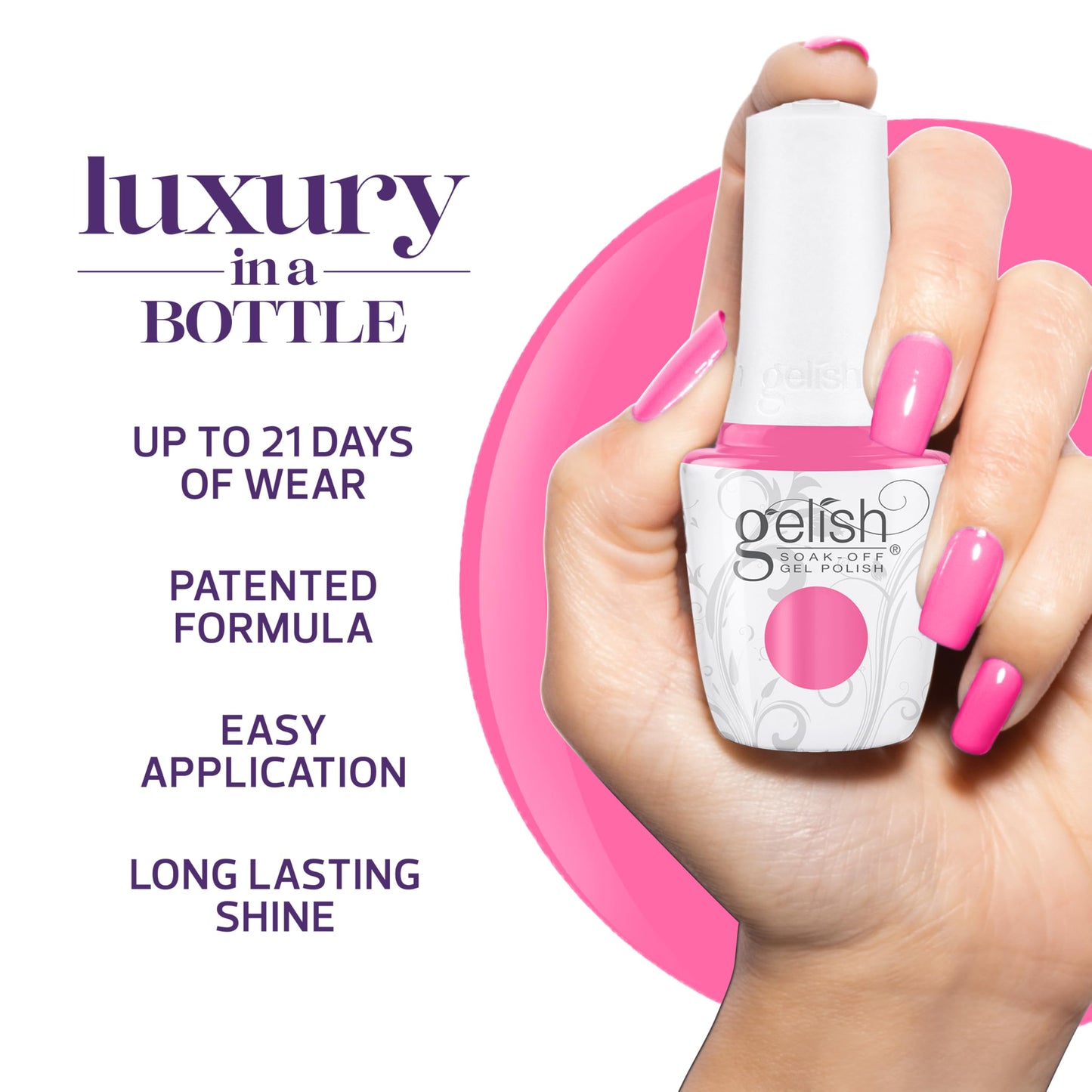 Gelish Summer Let's Roll Collection Gel Nail Polish Don’t Be A Tease, 15 mL Beauty & Personal Care Gelish
