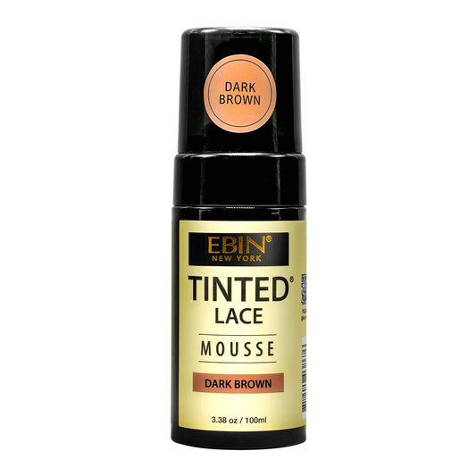EBIN NEW YORK TINTED LACE MOUSSE - 3.38oz/ 100ml - Dark Brown