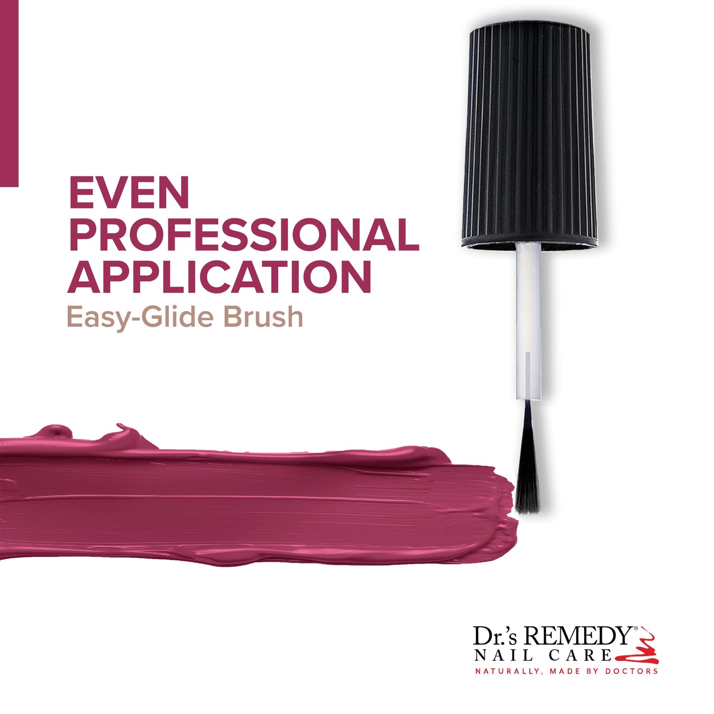 Dr’s Remedy Enriched Nail Polish: Non Toxic, All Natural, and Organic - Doctor Formulated: Strengthens, Restores, Heals, and Protects '24-Free'