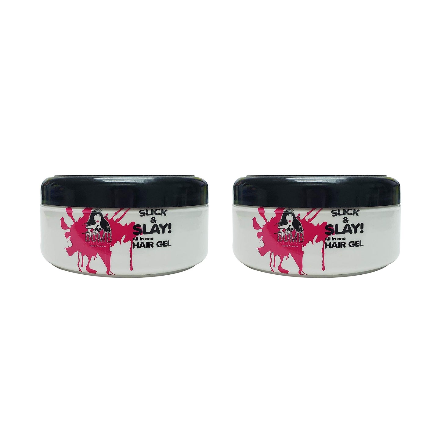 she is bomb collection Slick & Slay All-in-One Hair Gel 5.07 fl. oz. Pack of 2