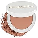 MIRABELLA - Invincible for All Pure Press Foundation, HD-Finish Pressed Powder, Buildable Mineral Pressed Powder Compact with Jojoba & Triglyceride