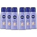 NIVEA Shea Nourish Body Lotion for Dry Skin with Hyaluronic Acid, Shea Butter and Deep Nourishing Serum, 48-Hour Body Moisturizer, 2.5 Fl Oz Bottle