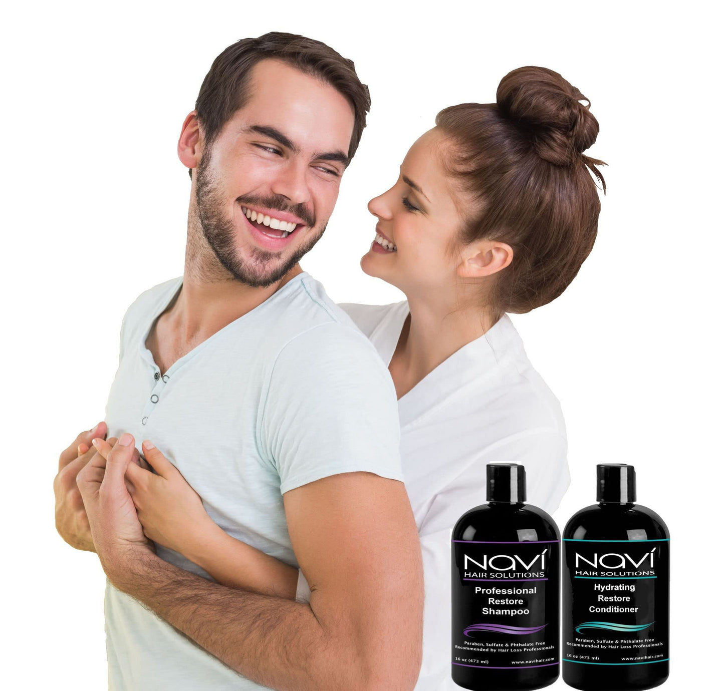 Navi Professional Hair Growth Shampoo and Conditioner Set, DHT Blocker for Thinning Hair and Hair Loss, Sulfate Free and Safe for Color Treated Hair