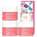 CARENEL Lip Sleeping Mask 5g (Berry 3Set) - Moisturizer for Dry Lips - Overnight Treatments Balm, Day and Night Repair Gloss, Scrubs Exfoliator