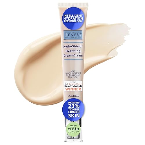 Dr. Denese HydroShield Dream Cream 1.7 oz - Advanced Moisturizer with Ceramides, Retinol and Peptides for Smooth Radiant Skin, Improved Elasticity
