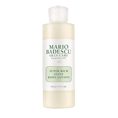Mario Badescu Super Rich Olive Body Lotion for Dry Skin, Non-Greasy and Creamy Moisturizer Infused with Olive Oil, Ideal for All Skin Types, 6 Fl Oz Beauty & Personal Care Mario Badescu