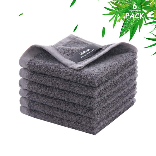 Wash Cloths 6 Pack, Super Soft & Skin Friendly Face Towel for Sensitive Skin, Reusable Washable Makeup Remover Cloth, 10x10 inch Small Baby Beauty and Personal Care JEFFSUN Default Title