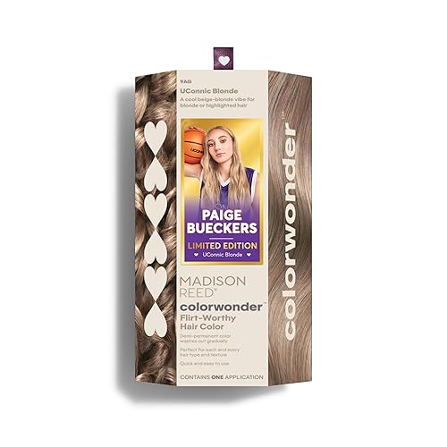 Madison Reed ColorWonder Demi-Permanent Hair Color Kit - 9AG Beige Ash Blonde (UConnic Blonde) | Cool Toning for Blondes, Lasts 25 Washes