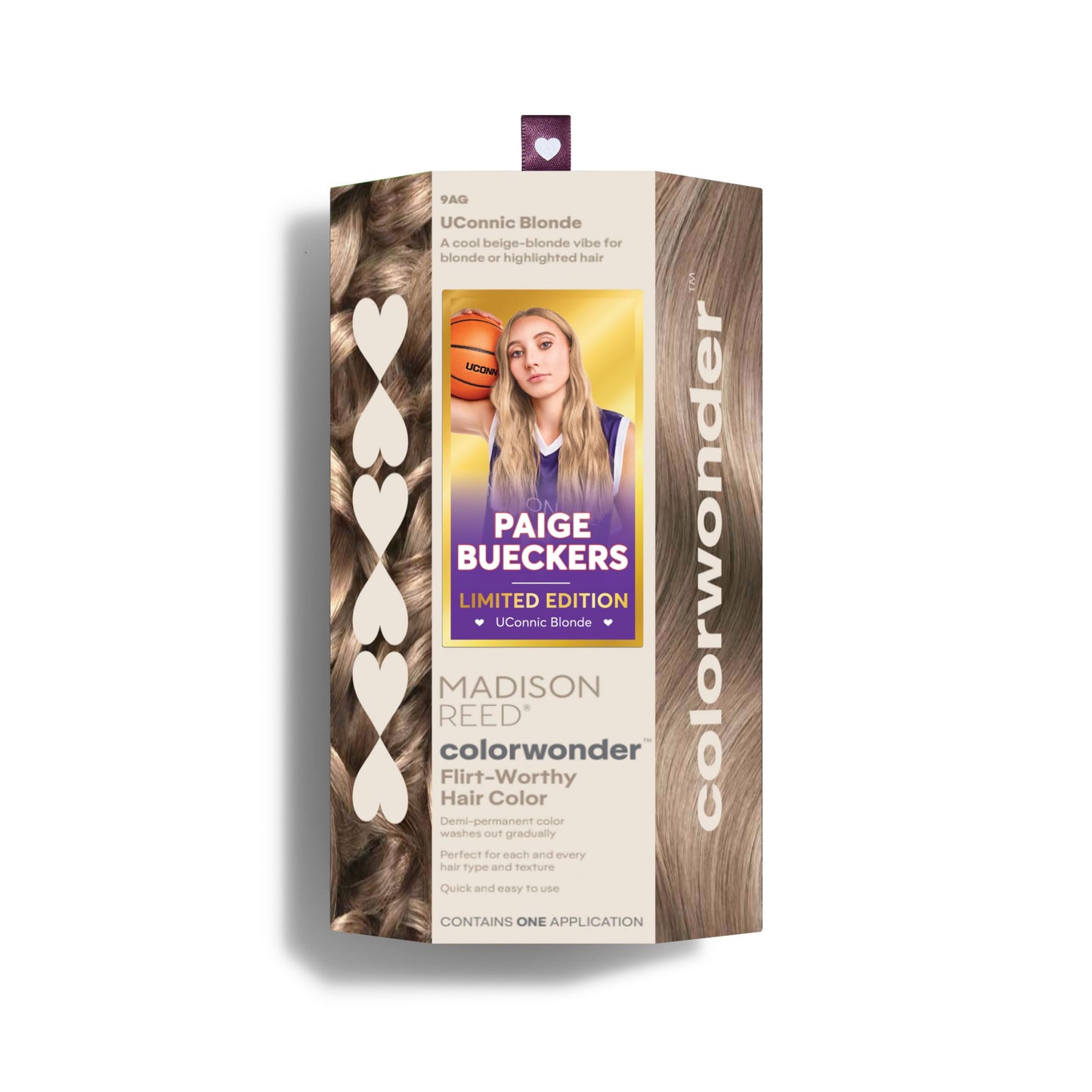 Madison Reed ColorWonder Demi-Permanent Hair Color Kit - 9AG Beige Ash Blonde (UConnic Blonde) | Cool Toning for Blondes, Lasts 25 Washes