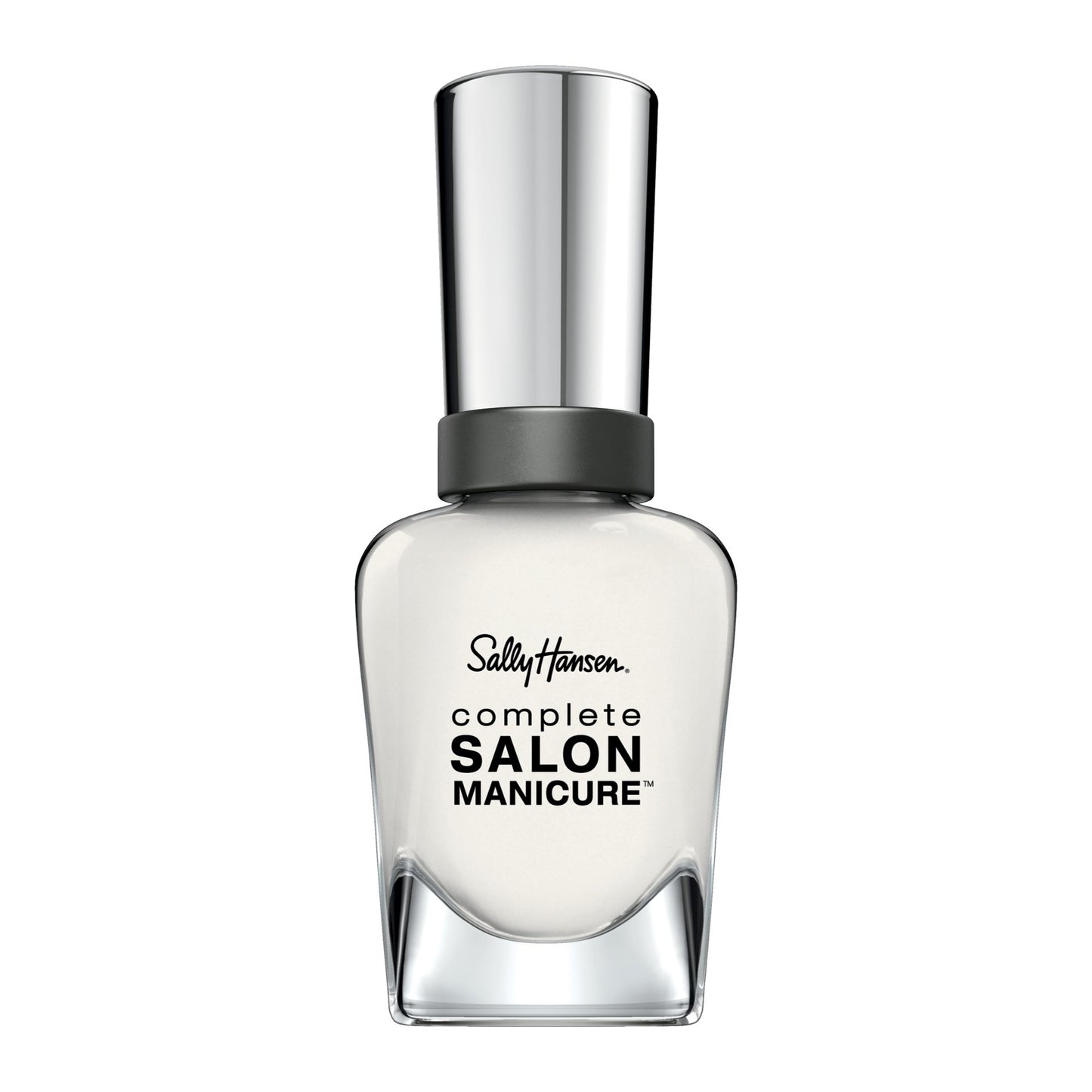 Sally Hansen Complete Salon Manicure Nail Polish | Multi-Benefit Nail Color | Strengthening Keratin Formula | 195 Let's Snow