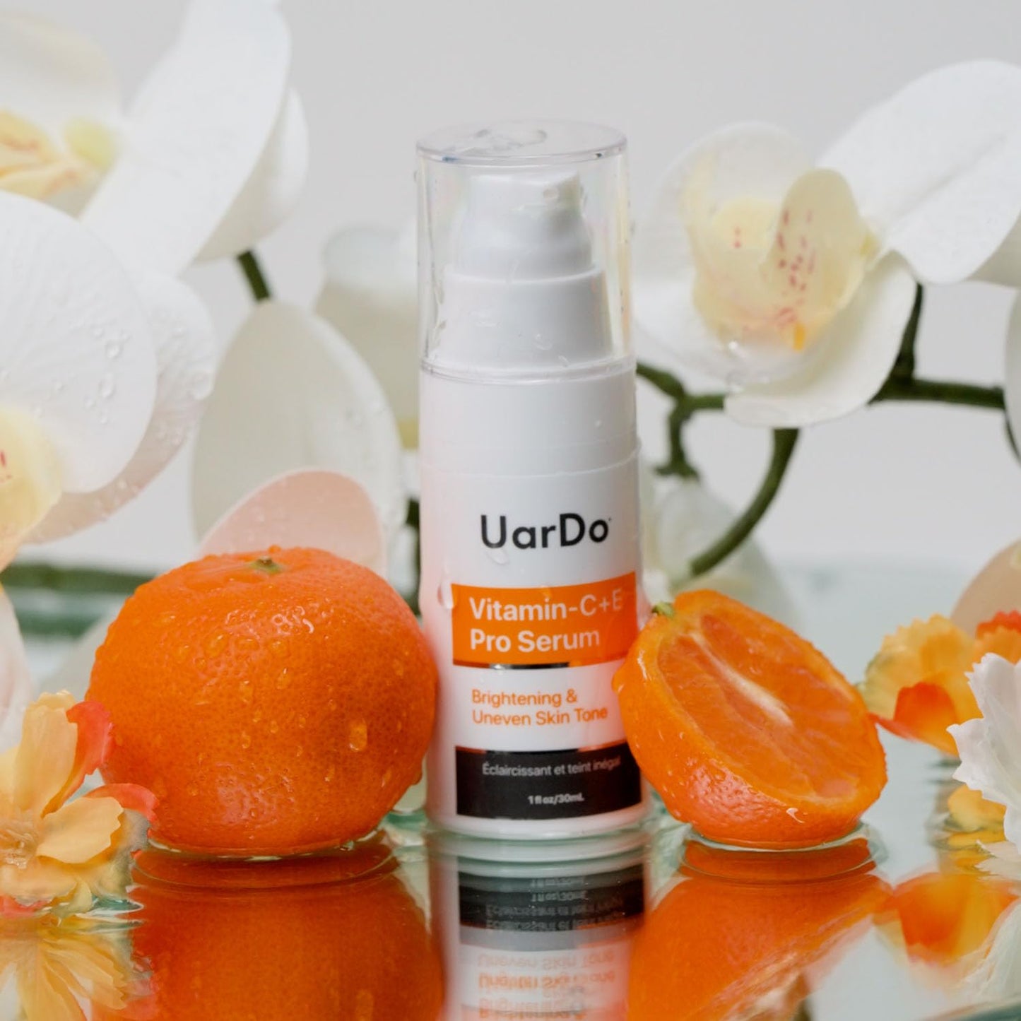 Uardo Vitamin-C+E Pro Serum 1 Fl Oz/ 30 ml - usn101 | Anti-Aging | Helps w/Wrinkles, Dark Spots & Fine Lines | Improve Skin Texture & Evens Out Tone