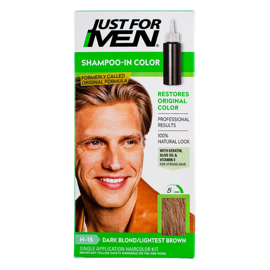 Just For Men Shampoo-In Hair Color - Dark Blond/Lightest Brown - 2 pk