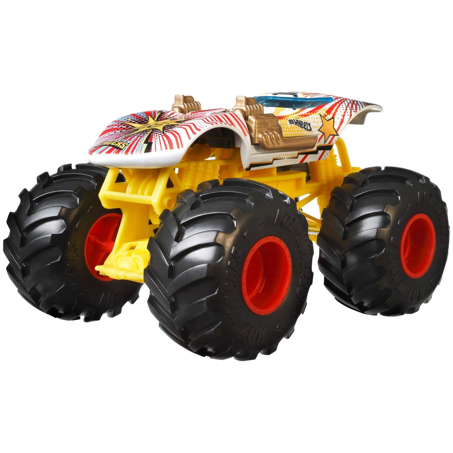 Hot Wheels Monster Trucks 1:24 Scale Assortment for Kids Age 3 4 5 6 7 8 Years Old Great Gift Toy Trucks Large Scales