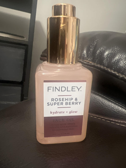 Findley Rosehip & Super Berry Face Serum, 2 FLOz, NO BOX Beauty & Personal Care Findley