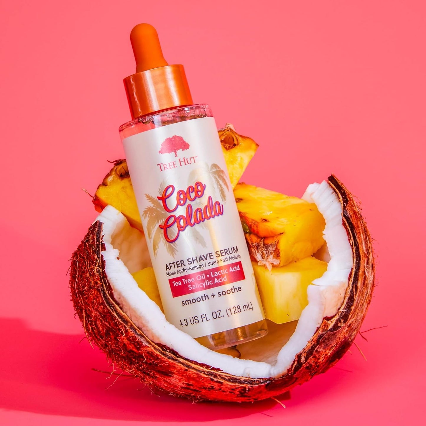 Tree Hut Coco Colada After Shave Serum, Helps Keep Skin Smooth & Soothed After Shaving, Sensitive, 4.3 Fl Oz Beauty and Personal Care Tree Hut
