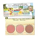 theBalm Girls' Getaway Trio - Highlighting Powder Cheek Palette, Face Sculpting Kit, Fade Resistant Blushes/Bronzers, Balm (Springs, Beach