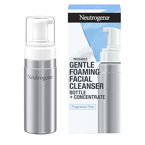 Neutrogena Reusable Gentle Foaming Facial Cleanser Starter Kit, Fragrance-Free Face Wash Concentrate is Gentle Enough for Sensitive Skin, 1 Reusable