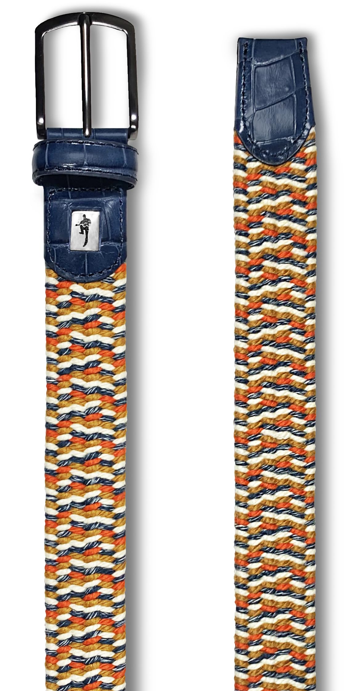 MAD GOLFER ACCESSORIES Tequila Sunrise Multicolor Stretch Belt (42)