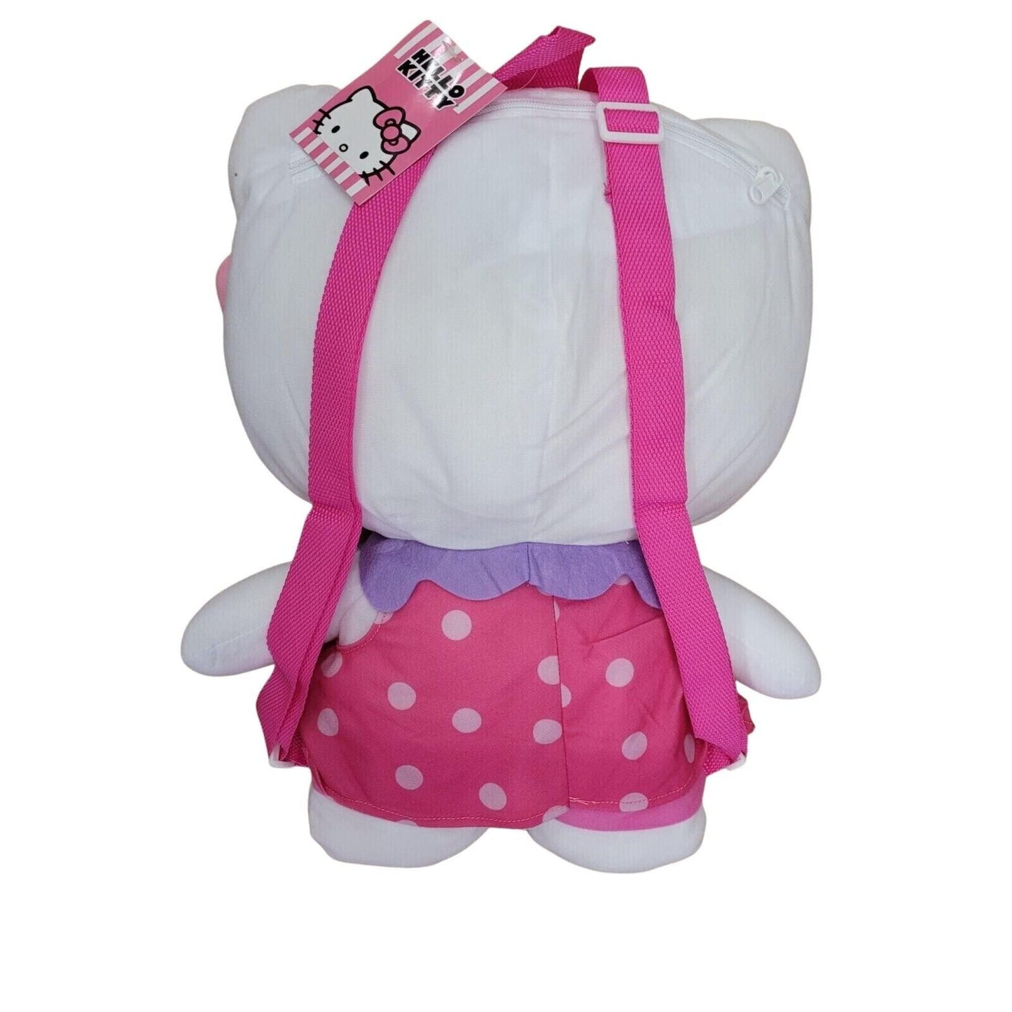 Fast Forward Hello Kitty Plush Backpack With Dress and Dot