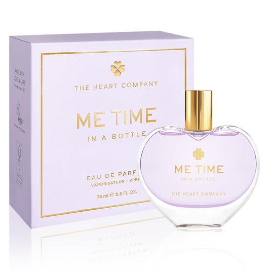 THE HEART COMPANY ME TIME in a bottle | Lavender Perfume for women | Vegan Women's Eau de Parfum Fragrance Spray 75ml - 2.5 fl.oz.