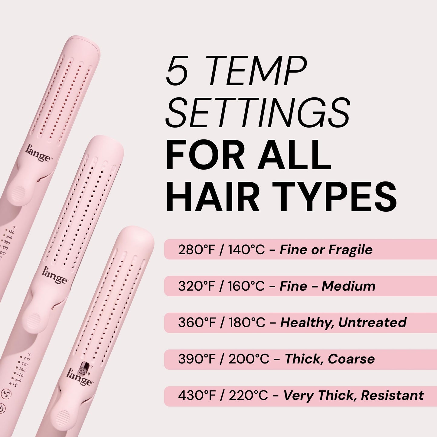 L'ANGE HAIR Le Duo Standard 360° Airflow Styler | 2-in-1 Curling Wand & Titanium Flat Iron Hair Straightener | Professional Hair Curler with Cooling